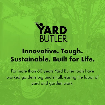 Yard Butler Compact Hose Reel Cart With Wheels - Heavy Duty 100 Foot Metal Hose - Reel Suitable For Gardens, Lawns, And Outdoor - IHTC-1 - Image 6