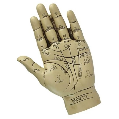 Design Toscano The Palmistry Hand Sculpture - Image 2