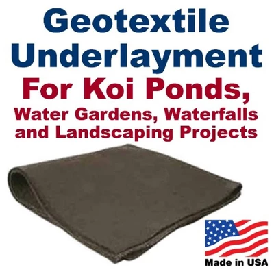 UnderGuard 5 Foot Wide Polypropylene Nonwoven Geotextile Underlayment Protective Liner For Koi Ponds, Water Features, And Landscaping, 50 Foot Roll - Image 4