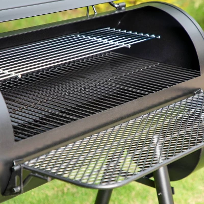 Captiva Designs E02GR016 16" Offset Charcoal Smoke - Black - Image 2