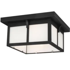 Sea Gull Lighting Two Light Outdoor Flush Mount