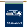 Briarwood Lane Seattle Seahawks House Flag NFL Licensed 28" X 40"