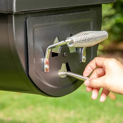 Captiva Designs E02GR016 16" Offset Charcoal Smoke - Black - Image 10