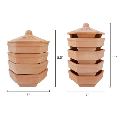 Tribest GEO Terradisiena 4-Tier Terracotta Sprouter – Brown - Image 5