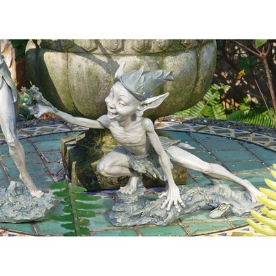 Design Toscano Stretch Garden Pixie Sculpture