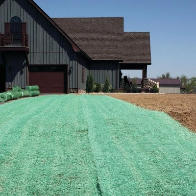 DeWitt AEC-SEGRN4 Curlex I 4 X 112.5 Feet Single Layer Excelsior Biodegradable Commercial And Home Landscaping Erosion Control Blanket, Green - Image 5