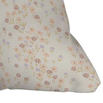 Emanuela Carratoni Spring Ditsy Floral Outdoor Throw Pillow - Deny Designs