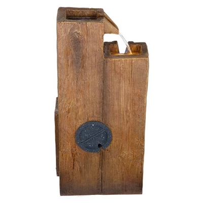 Design Toscano Old Trail Post Cascading Waterfall Garden Fountain - Image 4