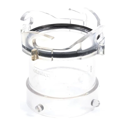 Camco 3.5" Non-Restrictive RV Sewer Hose Connection And Outlet Extender, Clear Plastic Adapter For Waste Tank Removal - Image 3