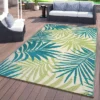 World Rug Gallery Floral Modern Reversible Plastic Outdoor Rugs