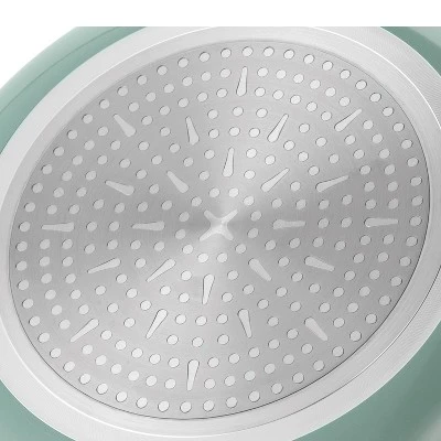 BergHOFF Sage And Slate Non-stick Aluminum Saucepan With Glass Lid - Image 3