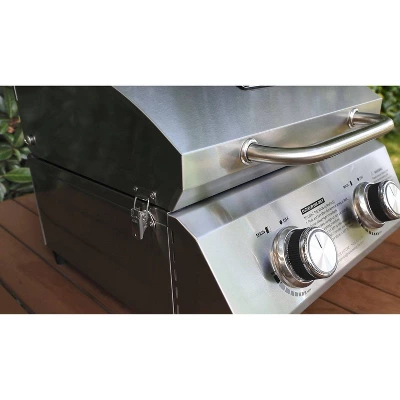 2-Burner Portable Tabletop Stainless Steel Propane Gas Grill Model 13742 - Monument Grills - Image 10