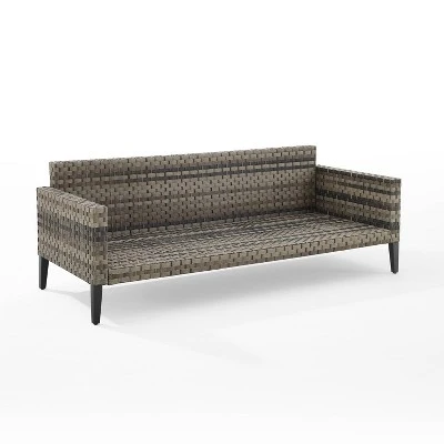 Prescott Outdoor Wicker Sofa - Crosley - Image 7