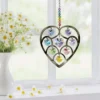 Woodstock Wind Chimes Woodstock Rainbow Makers Collection, Heart Of Hearts, 4.5'' Confetti Crystal Suncatcher HHCO