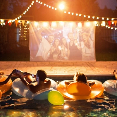 Costway 48FT LED Outdoor Waterproof Commercial Grade Patio Globe String Lights Bulbs - Image 2