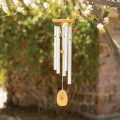 Woodstock Wind Chimes For Outside, Outdoor Decor, Garden And Patio Decor Woodstock Reflections, 25'' Cardinal Wind Chime (WRCA)