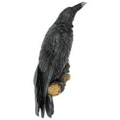 Design Toscano The Raven's Perch Wall Sculpture: Set Of Two