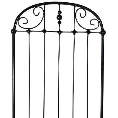 Sunnydaze Decor Sunnydaze Metal Wire Traditional Garden Trellis For Climbing Plants And Flowers - 32" H - Black - 2-Pack - Image 2
