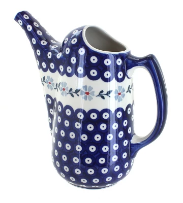 Blue Rose Polish Pottery K055 Manufaktura Watering Can - Image 2