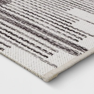 Graphic Steps Outdoor Rug Black - Project 62™ - Image 2