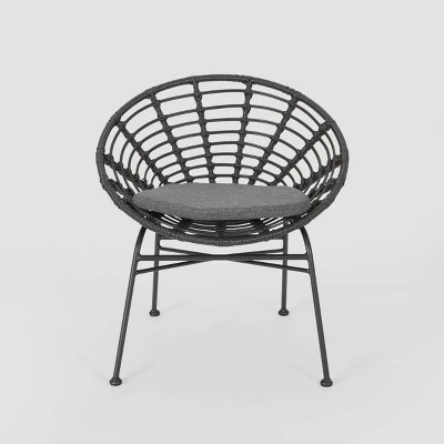 3pc Pigment Iron Modern Boho Chat Set Gray - Christopher Knight Home - Image 2