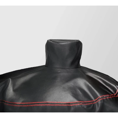 Premium Vertical Offset Charcoal Smoker Cover Black - Dyna-Glo - Image 5