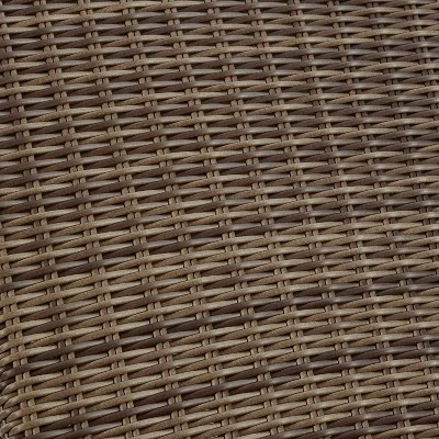 Bradenton 3pc Outdoor Wicker Seating Set With Two Chairs & Side Table Sangria - Crosley - Image 3