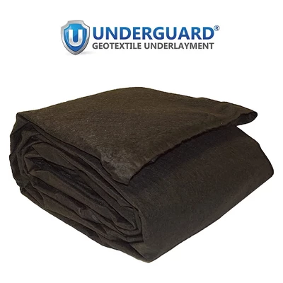 UnderGuard 25 By 30 Foot Polypropylene Nonwoven Geotextile Underlayment Protective Liner Sheet For Koi Ponds, Water Features, And Landscaping - Image 4