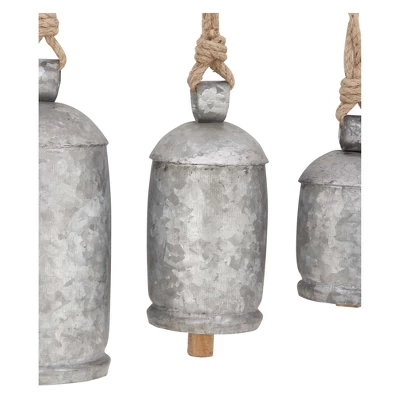 20"H Iron Wind Chime Brass - Olivia & May