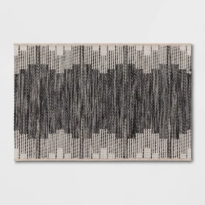 Graphic Steps Outdoor Rug Black - Project 62™ - Image 3
