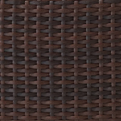 Catalina 2pc Outdoor Wicker Sectional Set - Sand - Crosley - Image 6