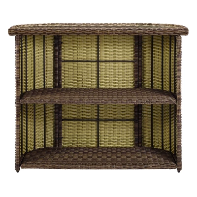 Bradenton Outdoor Wicker Bar - Crosley