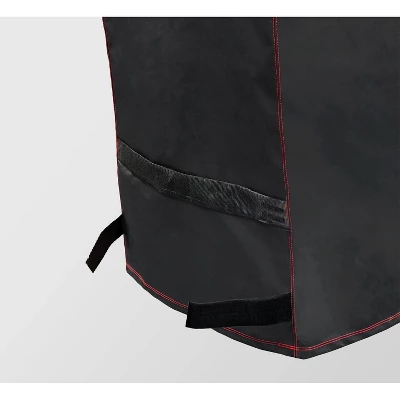 Premium Vertical Offset Charcoal Smoker Cover Black - Dyna-Glo - Image 3