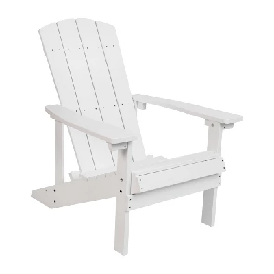 Flash Furniture Charlestown Commercial All-Weather Poly Resin Wood Adirondack Chair - Image 17