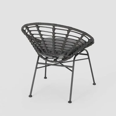 3pc Pigment Iron Modern Boho Chat Set Gray - Christopher Knight Home - Image 3