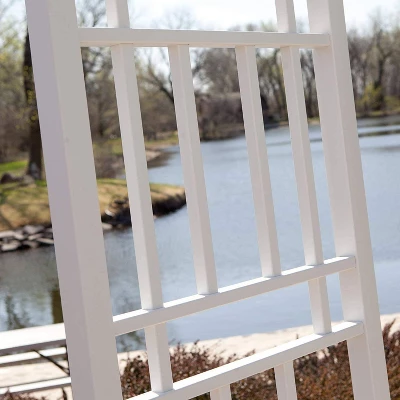 75" Wellington Vinyl Trellis - Mocha - Dura-Trel