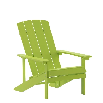 Flash Furniture Charlestown Commercial All-Weather Poly Resin Wood Adirondack Chair - Image 18