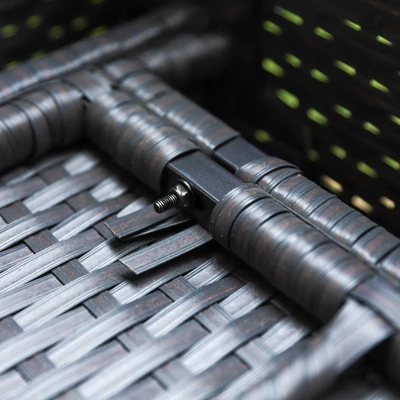 Outdoor Sectional Chairs With Cushions & Armrests - Captiva Designs - Image 3