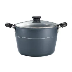 Tramontina 8qt Aluminum Non Stick Covered Stock Pot - Blue