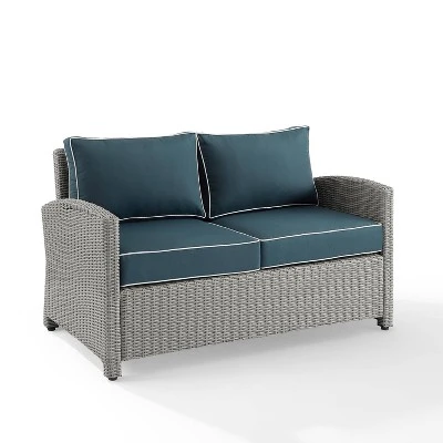 Bradenton Outdoor Wicker Loveseat - Crosley - Image 12