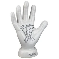 Design Toscano Porcelain Palmistry Hand