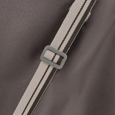 Classic Accessories Ravenna Water-Resistant BBQ Grill Cover For Island With Left And Right Grill Head, Dark Taupe - Image 9