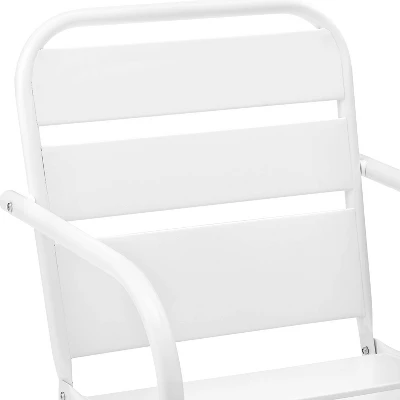 Brighton 2pc Metal Chair - White - Crosley - Image 6