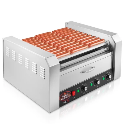 Olde Midway Electric Hot Dog Roller Grill Machine With Bun Warmer, Commercial Grade - Image 8