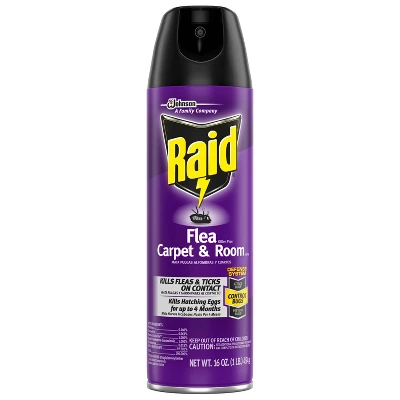 Raid Flea Killer Plus Carpet & Room Spray - 16oz - Image 2