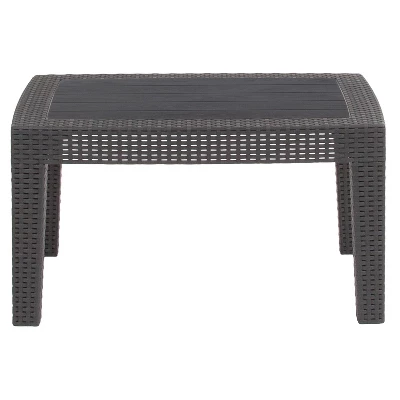 Flash Furniture Rattan Coffee Table - Image 8