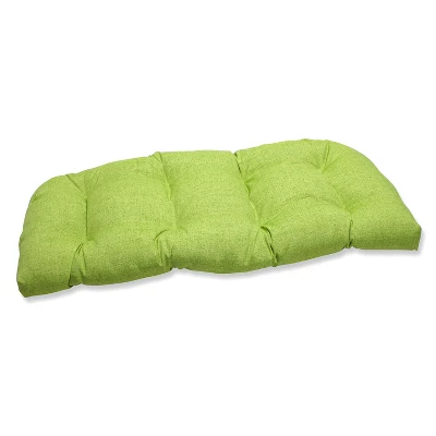 Outdoor Wicker Loveseat Cushion - Fresco Solid - Pillow Perfect - Image 5