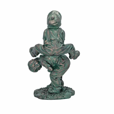 Design Toscano Leap Froggin Playing Boys Garden Statue - Image 4