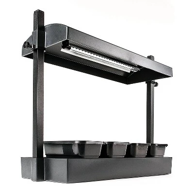 SunBlaster 1600218 T5HO Indoor Canopy Micro Grow Light Garden System With 1, 12-Inch 11-Watt 6400K Strip Light & 1 NanoTech T5 Reflector, Black - Image 2