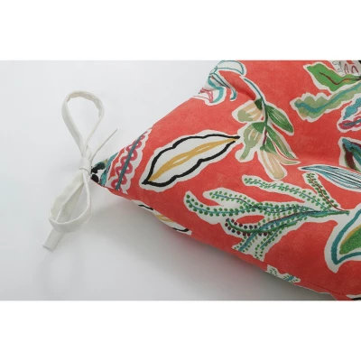 Outdoor/Indoor Tufted Seat Cushions Sunny Daze - Pillow Perfect - Image 2